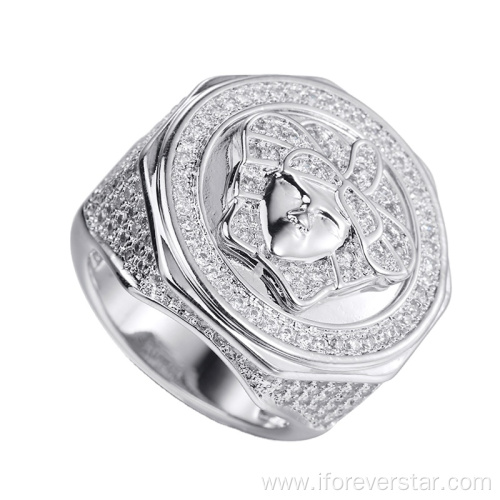 ice out 5A CZ paved 925 silver jewelry